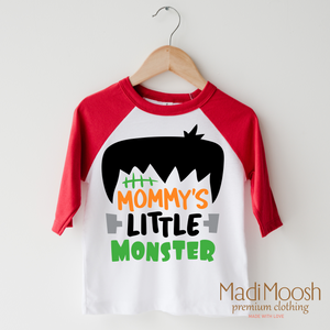 Mommy's Little Monster Shirt - Halloween Shirt — view 3