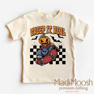 Creep It Real Skater Shirt - Halloween Shirt — view 1
