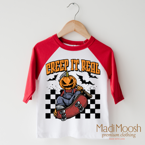 Creep It Real Skater Shirt - Halloween Shirt — view 3