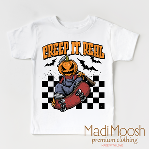 Creep It Real Skater Shirt - Halloween Shirt — view 2