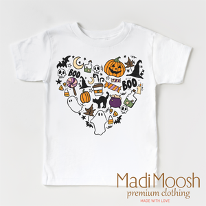 I Love Halloween Heart Shirt - Halloween Shirt — view 2