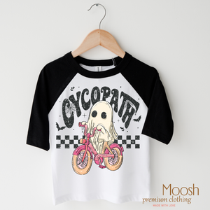 Cycopath Girls Ghost Shirt - Halloween Shirt — view 3