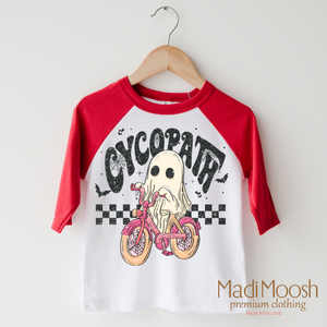 Cycopath Girls Ghost Shirt - Halloween Shirt — view 4