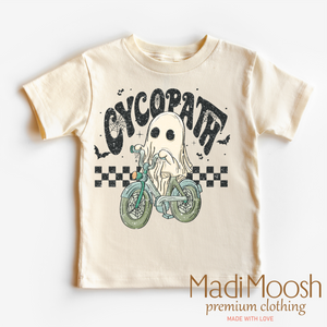 Cycopath Boys Ghost Shirt - Halloween Shirt — view 1