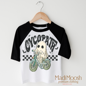 Cycopath Boys Ghost Shirt - Halloween Shirt — view 4