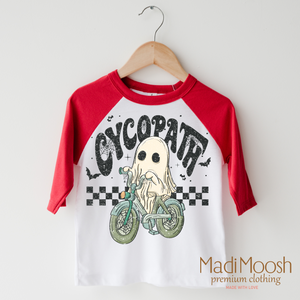 Cycopath Boys Ghost Shirt - Halloween Shirt — view 3