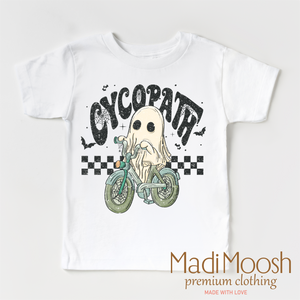 Cycopath Boys Ghost Shirt - Halloween Shirt — view 2