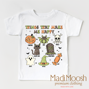 Halloween Things That Make Me Happy Shirt - Halloween Shirt — view 2