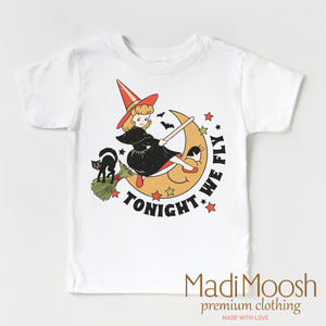 Tonight We Fly Witch Shirt - Halloween Shirt — view 2
