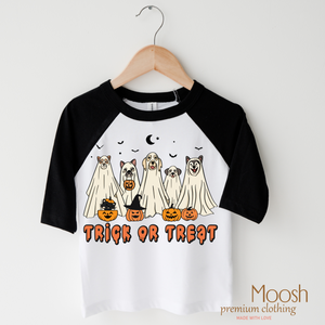Trick Or Treat Dog Ghost Shirt - Halloween Shirt — view 4