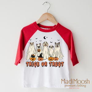 Trick Or Treat Dog Ghost Shirt - Halloween Shirt — view 3
