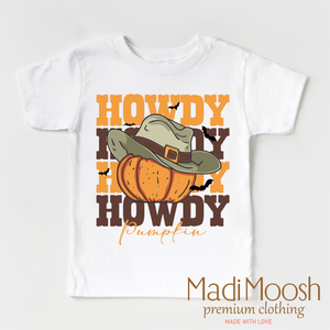 Howdy Pumpkin Shirt - Halloween Shirt — view 2