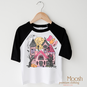 Pink Haunted House Boo Shirt - Halloween Shirt — view 4