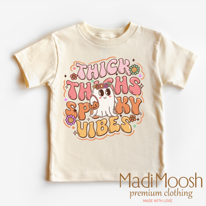 Think Thighs And Spooky Vibes Shirt - Halloween Shirt — view 1