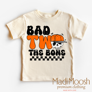 Bad Two The Bone Birthday Shirt - Halloween Shirt — view 1