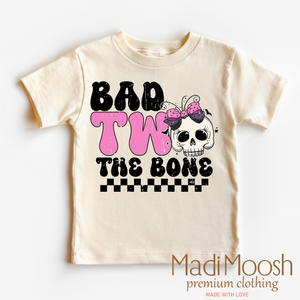 Bad Two The Bone Birthday Shirt - Halloween Shirt — view 1