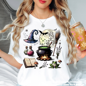 Halloween Witch Tee - Printed On Comfort Colors — view 2