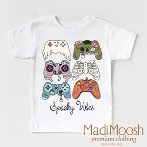 Spooky Vibes Video Game Shirt - Halloween Shirt — view 2