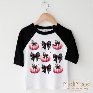 Cute Halloween Pumpkins And Bows Shirt - Halloween Shirt — view 3