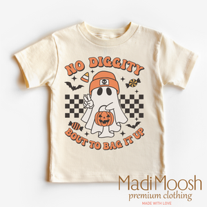 No Diggity About To Bag It Up Trick Or Treat Shirt - Halloween Shirt — view 1