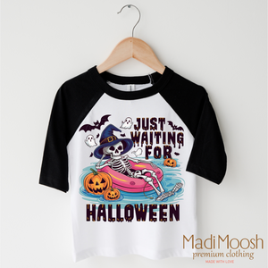 Just Waiting For Halloween Shirt - Funny Halloween Tee — view 3