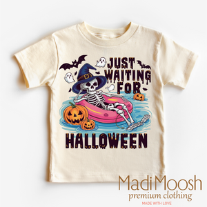 Just Waiting For Halloween Shirt - Funny Halloween Tee — view 1