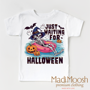 Just Waiting For Halloween Shirt - Funny Halloween Tee — view 2