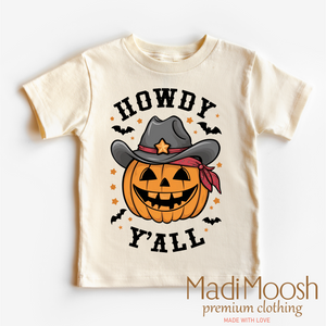 Howdy Y'all Fall Pumpkin Shirt - Halloween Tee — view 1