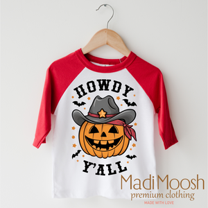 Howdy Y'all Fall Pumpkin Shirt - Halloween Tee — view 3