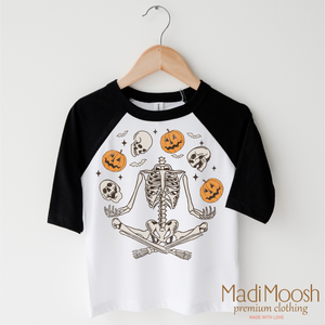 Juggling Skeleton Halloween Shirt - Halloween Tee — view 4