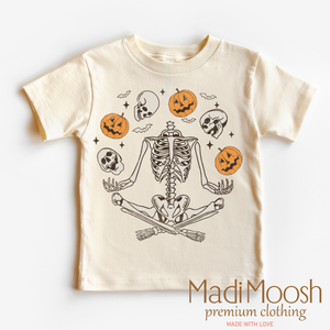Juggling Skeleton Halloween Shirt - Halloween Tee — view 1