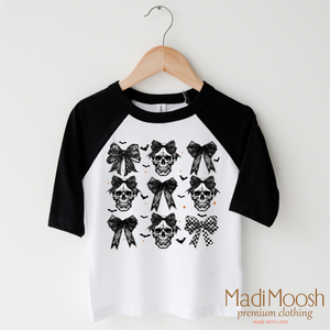 Skulls And Bows Halloween Shirt - Halloween Tee — view 3