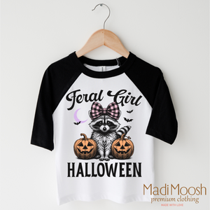 Feral Girl Halloween Shirt - Halloween Tee — view 5