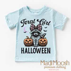 Feral Girl Halloween Shirt - Halloween Tee — view 4