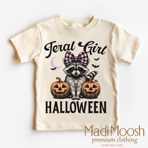 Feral Girl Halloween Shirt - Halloween Tee — view 1