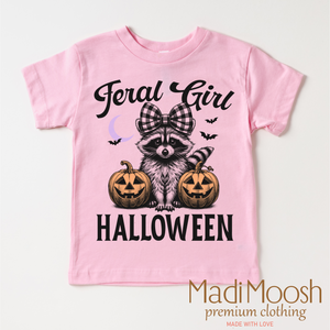 Feral Girl Halloween Shirt - Halloween Tee — view 3