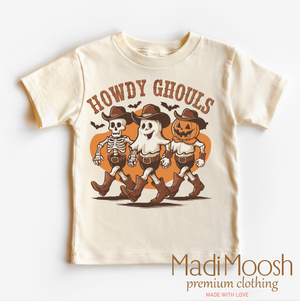 Howdy Ghouls Cowboy Halloween Shirt - Halloween Tee — view 1