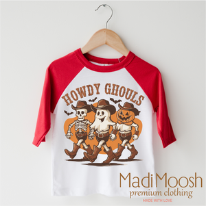 Howdy Ghouls Cowboy Halloween Shirt - Halloween Tee — view 3