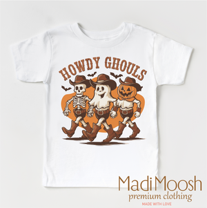 Howdy Ghouls Cowboy Halloween Shirt - Halloween Tee — view 4