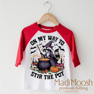 On My Way To Stir The Pot Witch Shirt - Halloween Tee — view 3