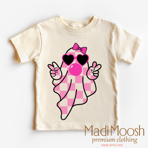 Cute Ghost Blowing Bubbles Halloween Shirt - Cute Halloween Tee — view 2