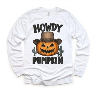 Howdy Pumpkin Western Halloween Shirt - Halloween Tee — view 4