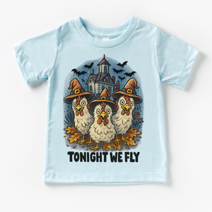 Tonight We Fly Chicken Witch Halloween Shirt - Halloween Tee — view 5