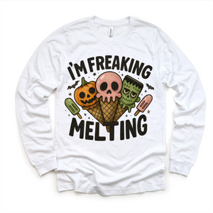 I'm Freaking Melting Ice-cream Halloween Shirt - Halloween Tee — view 4