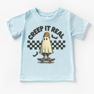 Retro Creep It Reel Skater Halloween Shirt - Halloween Tee — view 5
