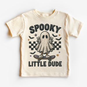 Spooky Little Dude Skater Halloween Shirt - Halloween Tee - MU92 — view 1