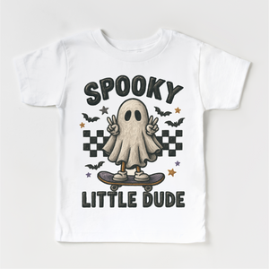 Spooky Little Dude Skater Halloween Shirt - Halloween Tee - MU92 — view 2
