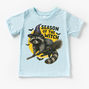 Season Of The Witch Raccoon Halloween Shirt - Halloween Tee - MU93 — view 5