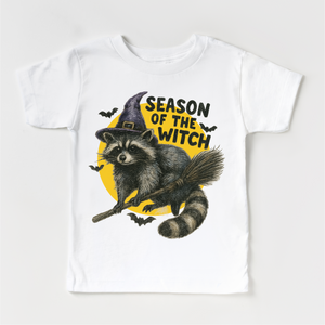 Season Of The Witch Raccoon Halloween Shirt - Halloween Tee - MU93 — view 2