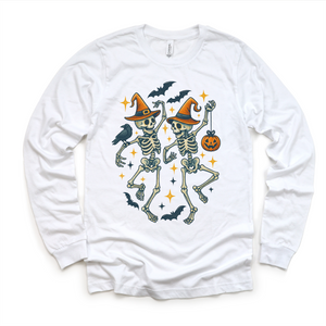 Dancing Skeletons Shirt - Halloween Tee MZ16 — view 4